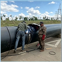 Machine à souder automatique intelligente de type rail FYID G168 DC MIG 380V 500A pour tuyaux de grand diamètre