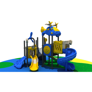 Toboggan de terrain de jeu extérieur amusant de machine Grandes fournitures de jeu de parc pour enfants avec toboggan passionnant et durable - Product Image 3