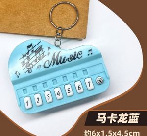Mini Piano Portable Créatif en Forme de Porte-clés, Jouet Musical Électronique avec Touches Lumineuses, Pendentif Piano de Poche, Cadeau - Product Image 6