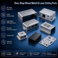 Boîtier métallique sur mesure en aluminium découpé au laser, boîtier personnalisé en acier inoxydable, boîte à batterie en plaque métallique