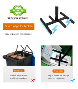 Compactador de Basura Manual Doméstico Estándar de Alta Durabilidad, Contenedor de Reciclaje para Jardín - Product Image 6