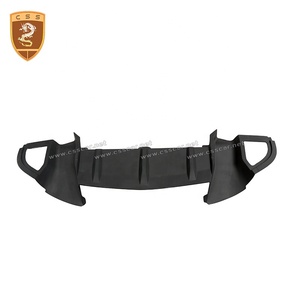 Pour Porsche <span class=keywords><strong>Cayenne</strong></span> 958 2016 Kits de carrosserie en fibre de verre Lèvre avant Diffuseur arrière Kit style Te-Chart 958.2 BodyKit - Product Image 6