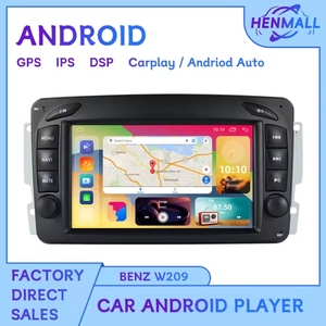 Henmall 2 DIN Bảng điều khiển đài phát thanh xe cho Mercedes Benz w209 <span class=keywords><strong>Android</strong></span> <span class=keywords><strong>7</strong></span> inch âm thanh tự động <span class=keywords><strong>GPS</strong></span> Navigation Carplay Stereo cho DVD Máy nghe nhạc - Product Image 2