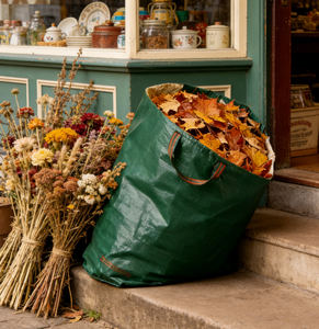 Sac de Jardin Vert en Plastique Durable, Sac à Feuilles Professionnel Robuste et Réutilisable pour Débris Durcis - Product Image 2