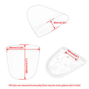 Coussin <span class=keywords><strong>de</strong></span> siège arrière adapté pour <span class=keywords><strong>Suzuki</strong></span> GSXR600 / GSXR750 (1996-1999) - Coussin <span class=keywords><strong>de</strong></span> passager 1997 1998 - Product Image 2