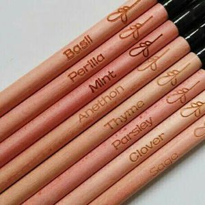 Raco pour Ensemble de Crayons Plantables Mini en Bois Naturel avec Logo Imprimable - Product Image 6