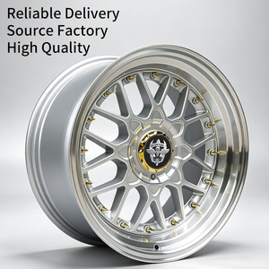 Rines Deportivos FLowtone Wheels BB de 18 Pulgadas 5x100/114.3/112/120 de Aleación Cromada, Autopartes para Golf, <span class=keywords><strong>Audi</strong></span>, Toyota, BMW E60 - Product Image 1