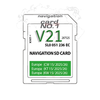 IOTECH 2025 profesional GPS coche personalizado CID SISTEMA DE Software de navegación Navi mapa actualización tarjeta de memoria SD para VW AS V21 Europa