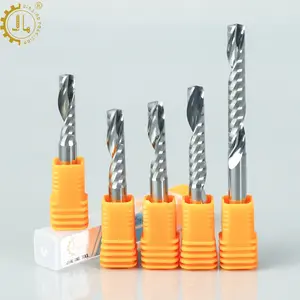Single Flute Solid Carbide End Mills Acrylic Led Neon Tools Milling Cutter Cnc Upcut Spiral Router Bit