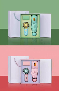 Regalos IStapromo, Recuerdos de Boda de Verano, Mini Ventilador y Sombrilla, Set de Regalo Promocional para Invitados, Novias, Fiestas de Cumpleaños, Regalos para Chicos - Product Image 6