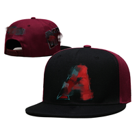 Gorra Ajustable de 6 Paneles Winton Impex WI-BBC-001 Negra con Cierre a Presión, Logotipo Bordado en Blanco Lavado, Unisex, Estilo Urbano, Béisbol