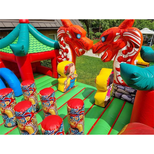 Castillo Inflable con Diseño del <span class=keywords><strong>Palacio</strong></span> Oriental <span class=keywords><strong>de</strong></span> la Ciudad Prohibida, con Dragón Chino, para Fiestas y Eventos - Product Image 4
