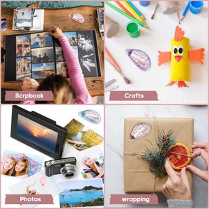 Cinta Adhesiva <span class=keywords><strong>de</strong></span> Doble Cara para Álbumes <span class=keywords><strong>de</strong></span> Recortes, Paquete <span class=keywords><strong>de</strong></span> 8 Rollos, para Manualidades, Uso Escolar y <span class=keywords><strong>de</strong></span> Oficina, Producto <span class=keywords><strong>de</strong></span> Cinta Correctora - Product Image 4
