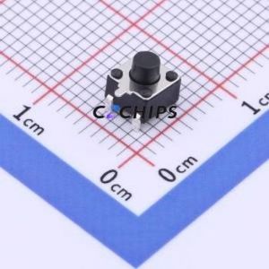 GT-TC072A-H045-L1 Tactile Switch SMD-3P,4.5x4.5mm Switch Single Pole Single Throw Round Button 1.6N Horizontal Mount - Product Image 1