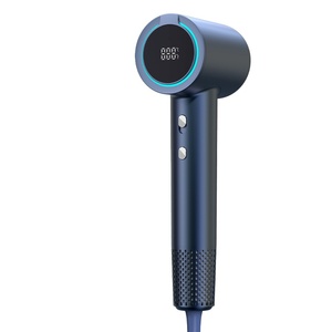 Xách tay Pet khách sạn tóc khô chuyên nghiệp salon1400w BLDC 110000 vòng/phút ion tốc độ cao LCD hiển thị kỹ thuật số Máy sấy tóc - Product Image 1