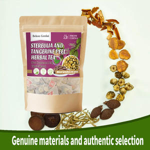 Tisane Premium à la Sterculia et à la Peau de Mandarine 5g x 25 Sachets Pyramidaux – Apaise la Gorge Sèche – Vente en Gros - Product Image 4