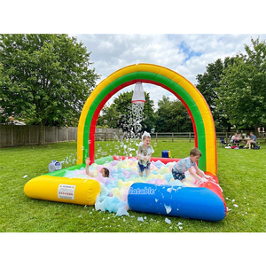 <span class=keywords><strong>Piscine</strong></span> gonflable en mousse portable arc-en-ciel pour les locations de fêtes d'enfants et les festivals, garantie <span class=keywords><strong>3</strong></span> ans - Product Image 1