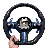 Volant de voiture en fibre de carbone pour BMW F06 F30 F07 F10 F20 F25 F32 F34 F35 F36 F48 E71 X5 M3 M5 M6 F11 F15 F22 F80 F90 E90 E71