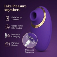 Leistungsstarker Saugvibrator Nippel-Klitoris-Stimulator G-Punkt-Vibrator für Erwachsene
