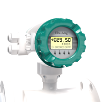 Débitmètre électromagnétique numérique 1,6 MPa pour liquides conducteurs et eau de puits profond, 4-20 mA, à bride DN65 DN80, OEM, IP65/IP68, batterie 3,6 V