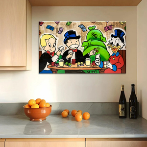 Bán buôn trừu tượng độc quyền nghệ thuật in sơn in canvas sơn trang trí nội thất - Product Image 2