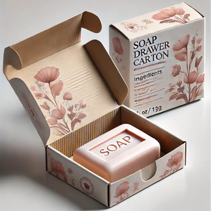 Tùy Chỉnh Dễ Thương Xà Phòng Hộp Bưu Phẩm Vận Chuyển Bài Gửi Thư Hộp Số Lượng Lớn Với Biểu Tượng Tùy Chỉnh Quà Tặng Xà Phòng Hộp - Product Image 1