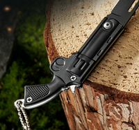 Couteau pliant portable en acier inoxydable 3CR13, couteau de poche multifonctionnel pour le camping en plein air, style créatif, mini couteau porte-clés