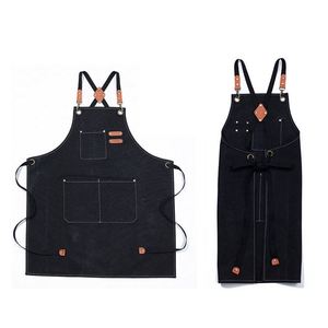 Adjustable Sleeveless <b>Kitchen</b> <b>Apron</b> for Restaurant Craft Garden BBQ Reusable - Product Image 3