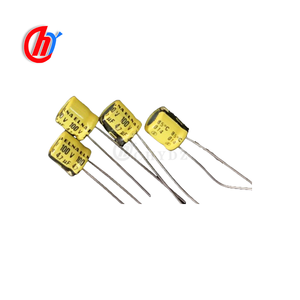 Condensador Electrolítico Polarizado ELNA 4.7UF 100V, Diámetro 6 x Altura 7MM, Temperatura 85, Carcasa Amarilla - Product Image 1