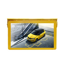 Lecteur publicitaire LCD pour bus de 21,5 pouces, affichage numérique avec version Android, type montage au plafond