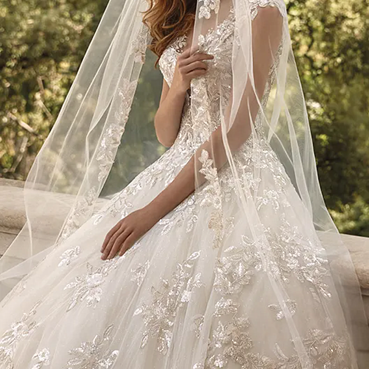 wedding dress embroidery