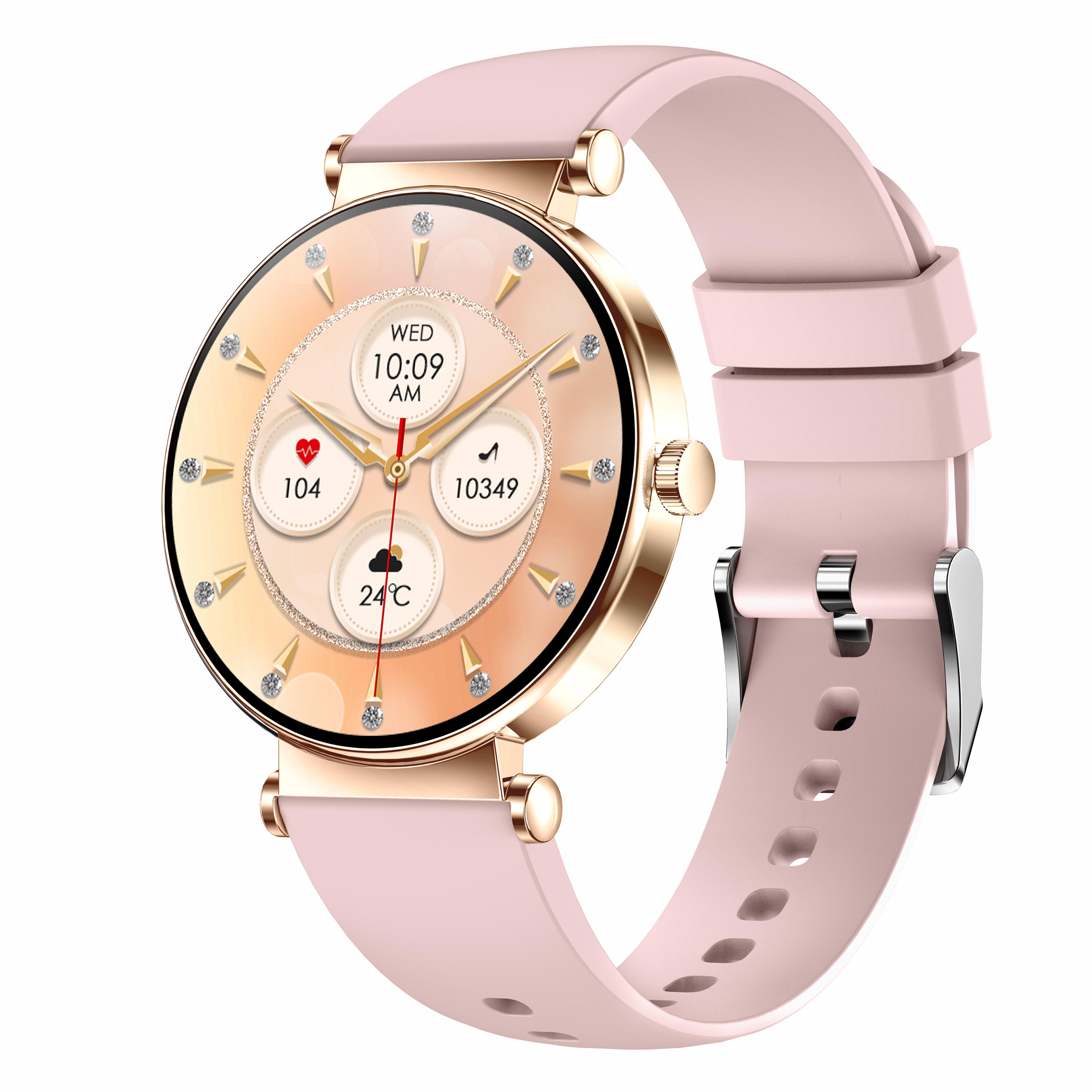 LC26 2026 Smartwatch Woman Health Monitoring 1.32inch Amoled Screen 6.8mm Ultra-thin 200 mAh Relojes Smart Watch for Ladies