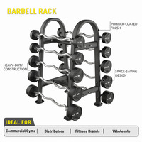 Supports de rangement commerciaux pour salle de sport, vente directe d'usine OKRPO, support fixe pour barres d'haltères