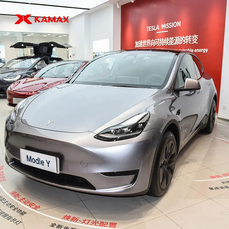 Tesla model y aksesoris mobil bekas dari China Drive versi EV mobil 4 Runner Road baterai panjang Sedan model listrik 2024