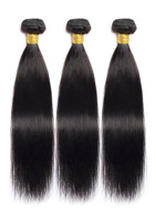 WEIQI Fashion Extensions de cheveux humains lisses et soyeux de 8 à 40 pouces, cheveux vierges brésiliens non traités, mèches colorées