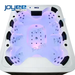 JOYEE China Herstellung Verkauf 6 7 8 Person Whirlpool Jacuzzi Whirlpool Tiefe Tränken Komfortable Luftblase Massage Badewanne
