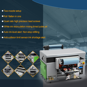 Mini UV dtf máy in nhỏ phẳng cốc nhôm có thể chai ảnh nhãn dán cuộn phim tráng tinh thể nhãn Flex tự động tốc độ cao - Product Image 5