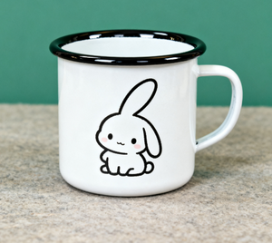 Chirpy Chick Duo smalto tazza simpatico cartone animato animale eco-friendly portatile tazza da campeggio per bambini - Product Image 6