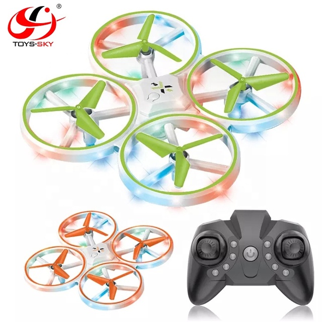 New 2.4G 6Axis Rolling RC Quadcopter Dazzling Colorful Drone Strobe Led Lights Show System with Inductive Obstacle Avoidance