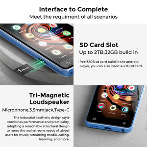 Lecteur Android 4 pouces à écran tactile avec haut-parleur intégré en alliage de zinc, batterie 1800 mAh, WiFi BT5.0, vidéo HD MP4/MP3, directement de l'usine - Product Image 6