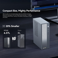 Mini PC Blackview NEX60, Intel Core 5 210H, 16GB DDR4, 512GB PCIe4.0 SSD, Windows 11 Pro, WiFi6, BT5.2, Pantalla Dual 4K, Computadora de Escritorio