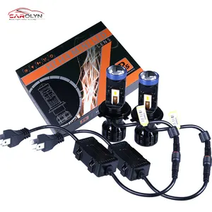 Mini projecteur LED H11 H7 H4 80W 6500K, ampoule LED H4 pour <span class=keywords><strong>moto</strong></span>, projecteur de phare LED H4, ampoule LED H4 pour automobile - Product Image 1