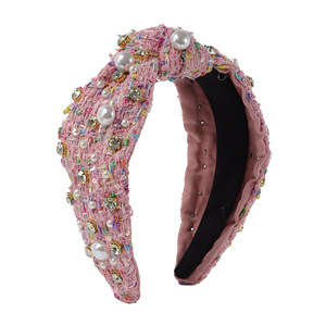 <span class=keywords><strong>2025</strong></span> <span class=keywords><strong>New</strong></span> Arrival Baroque Dễ Thương <span class=keywords><strong>Headband</strong></span> Vàng Mạ Màu Xanh Đôi Mắt Lớn Pha Lê Ưa Thích Hairband - Product Image 5