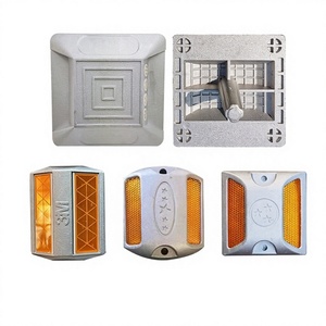DALISHENG Balises routières réfléchissantes en aluminium moulé, conformes aux normes GB, pour autoroutes, routes urbaines, parkings et zones de circulation - Product Image 1