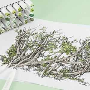 <span class=keywords><strong>STA</strong></span> ชุดปากกามาร์กเกอร์ดิจิตอลสองด้าน3.5ก. 200สีแปรงวาดภาพศิลปะกราฟิกที่มีส่วนผสมของแอลกอฮอล์ - Product Image 4