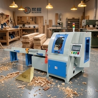 Scie à découper transversale automatique CNC BCS-4000 à alimentation par poussée, haute précision 45-90 degrés, pour la découpe du bois et du bois franc, idéale pour les usines de meubles