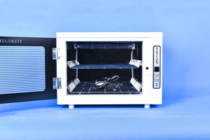 Z Portable Plastic Nail Disinfection Cabinet High-Temperature <b>LED</b> Display Sterilizer for Manicure Tools for Beauty Salons - Product Image 3