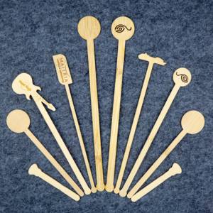 Nhà Máy bán hàng trực tiếp có thể thiết kế kích thước và hình dạng của tre phân hủy sinh học bảo vệ môi trường cà phê thanh - Product Image 1