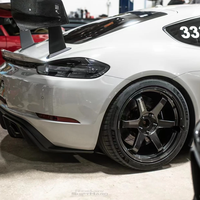 LZT-562 Llantas de Auto Forjadas TE37 Negras Personalizadas, Múltiples PCD ET CB Disponibles, 5x114.3 5x120, Ruedas Deportivas para JDM y Tuning Europeo
