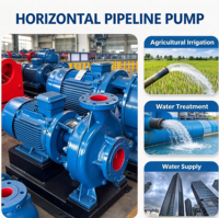 Pompe à eau surpresseur en ligne monophasée haute pression en fonte BYRUN 10-30HP 75HP de haute qualité avec moteur électrique, certifiée CE